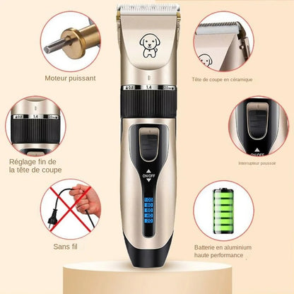 PawGroom Pro – La Tondeuse Sans Stress pour un Toilettage Parfait à Domicile !