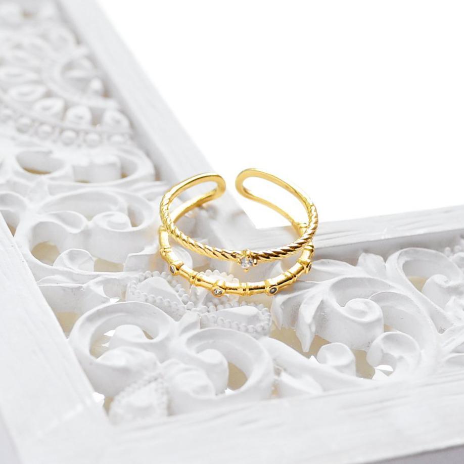 Bague Gemma - Argent 925 - Or