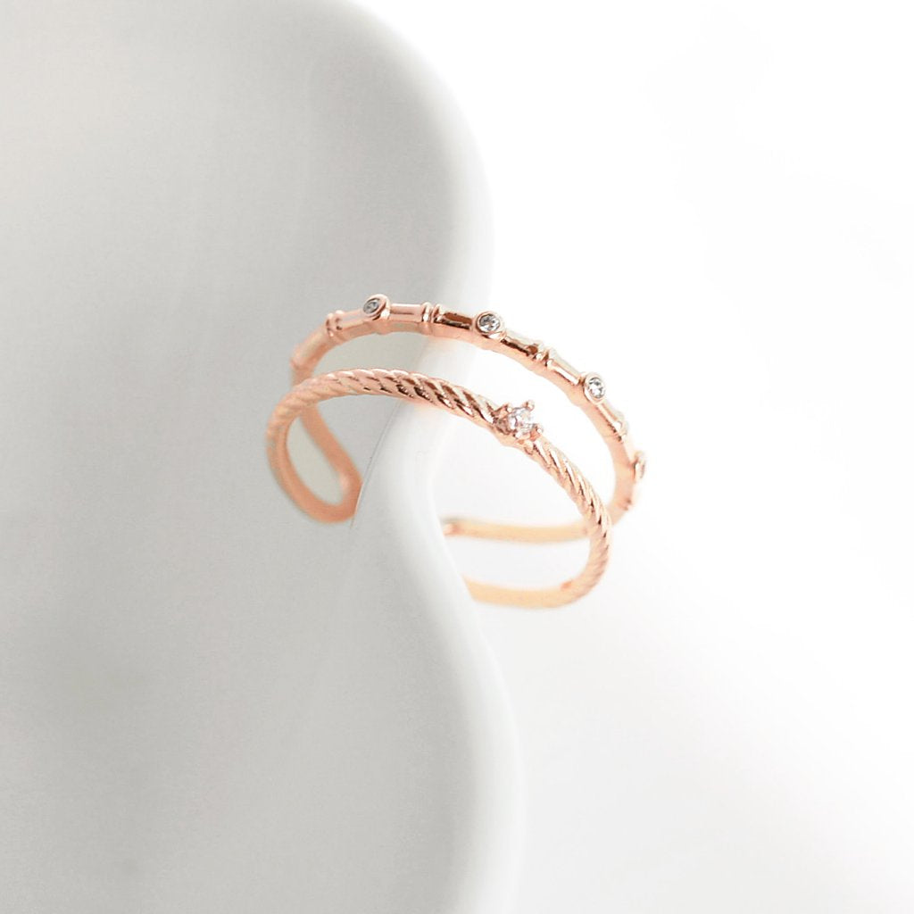 Bague Gemma - Argent 925 - Or Rose