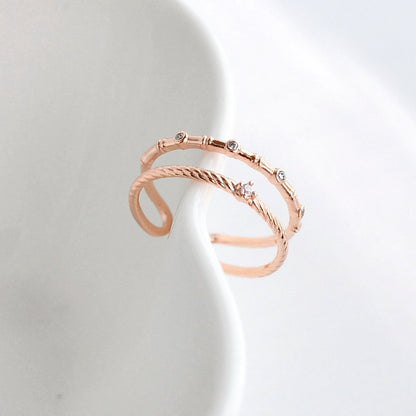 Bague Gemma - Argent 925 - Or Rose