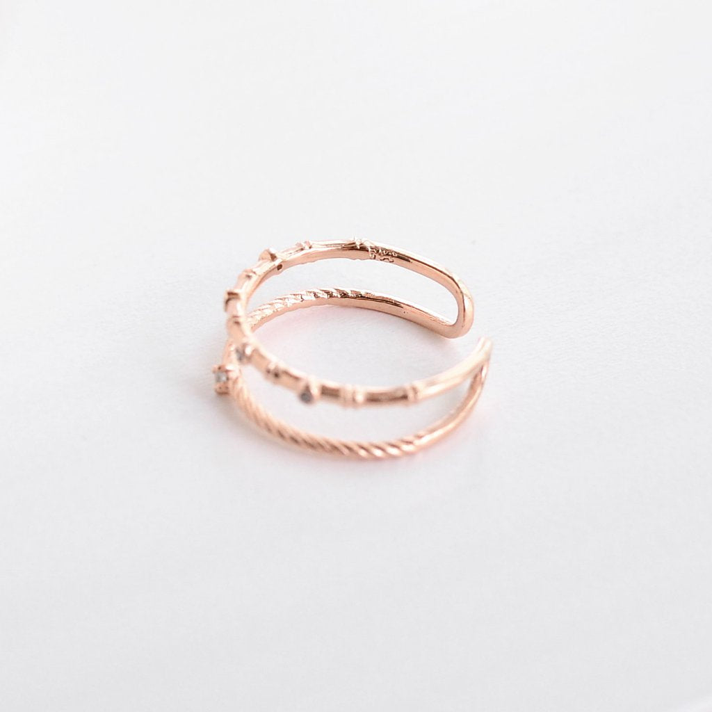 Bague Gemma - Argent 925 - Or Rose