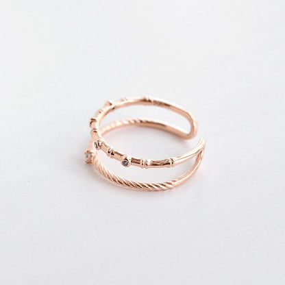 Bague Gemma - Argent 925 - Or Rose