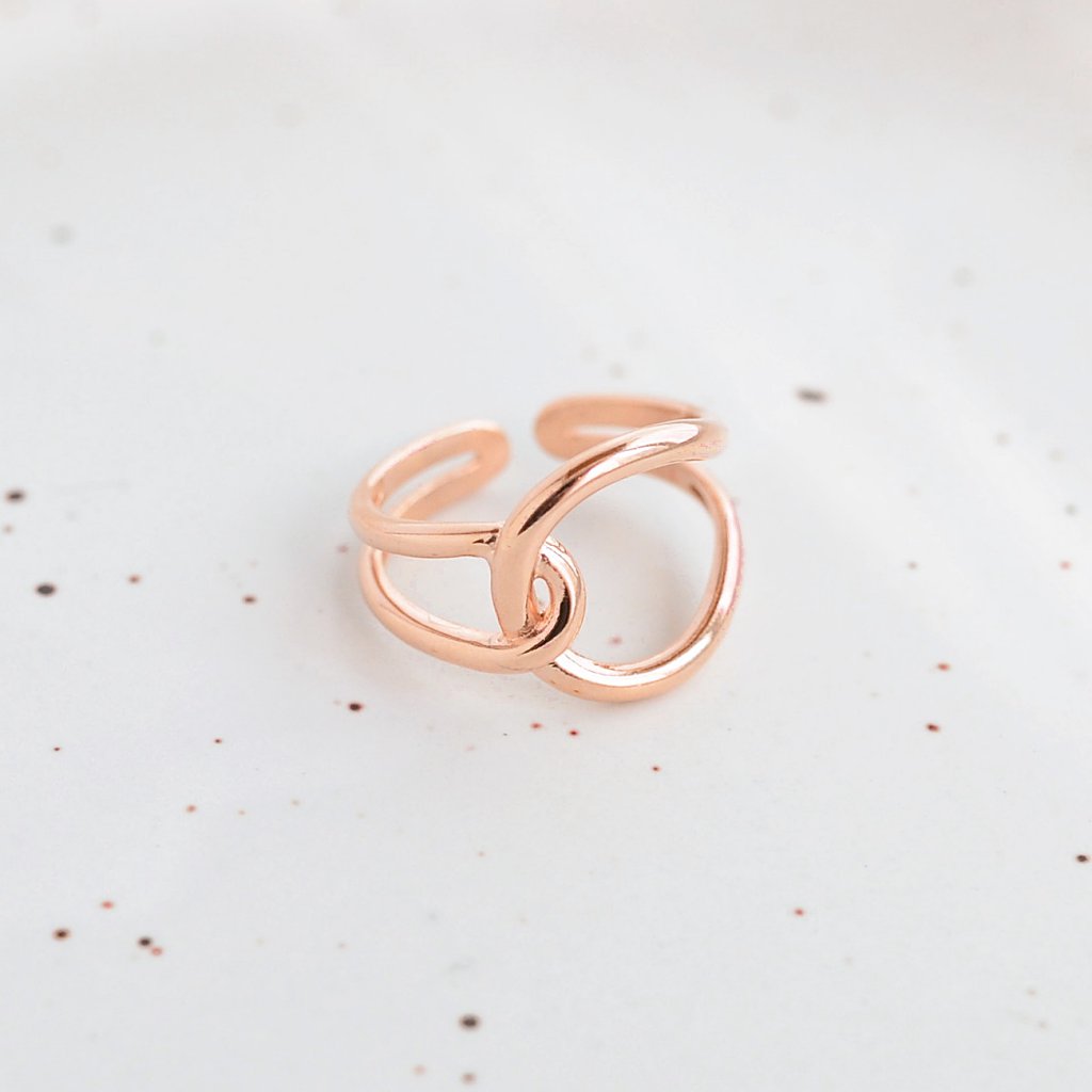 Bague Ova - Argent 925 - Or Rose