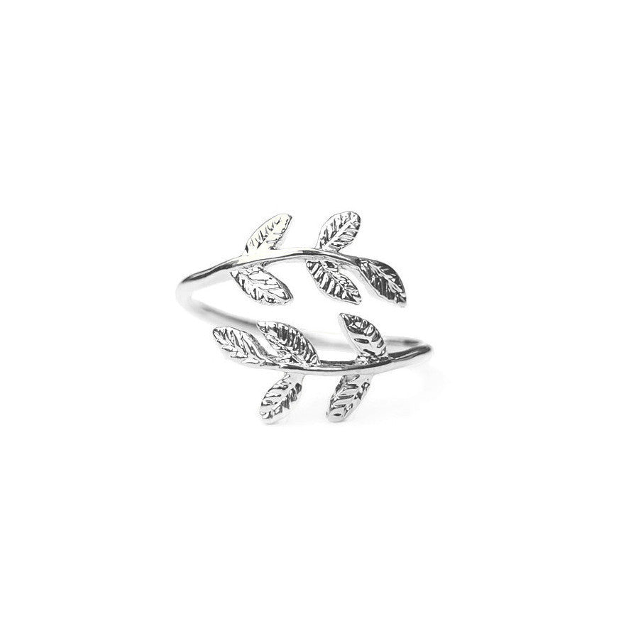 Bague Laurier - Argent